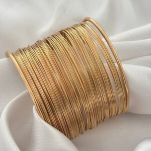 serenity" multi strand wire cuff